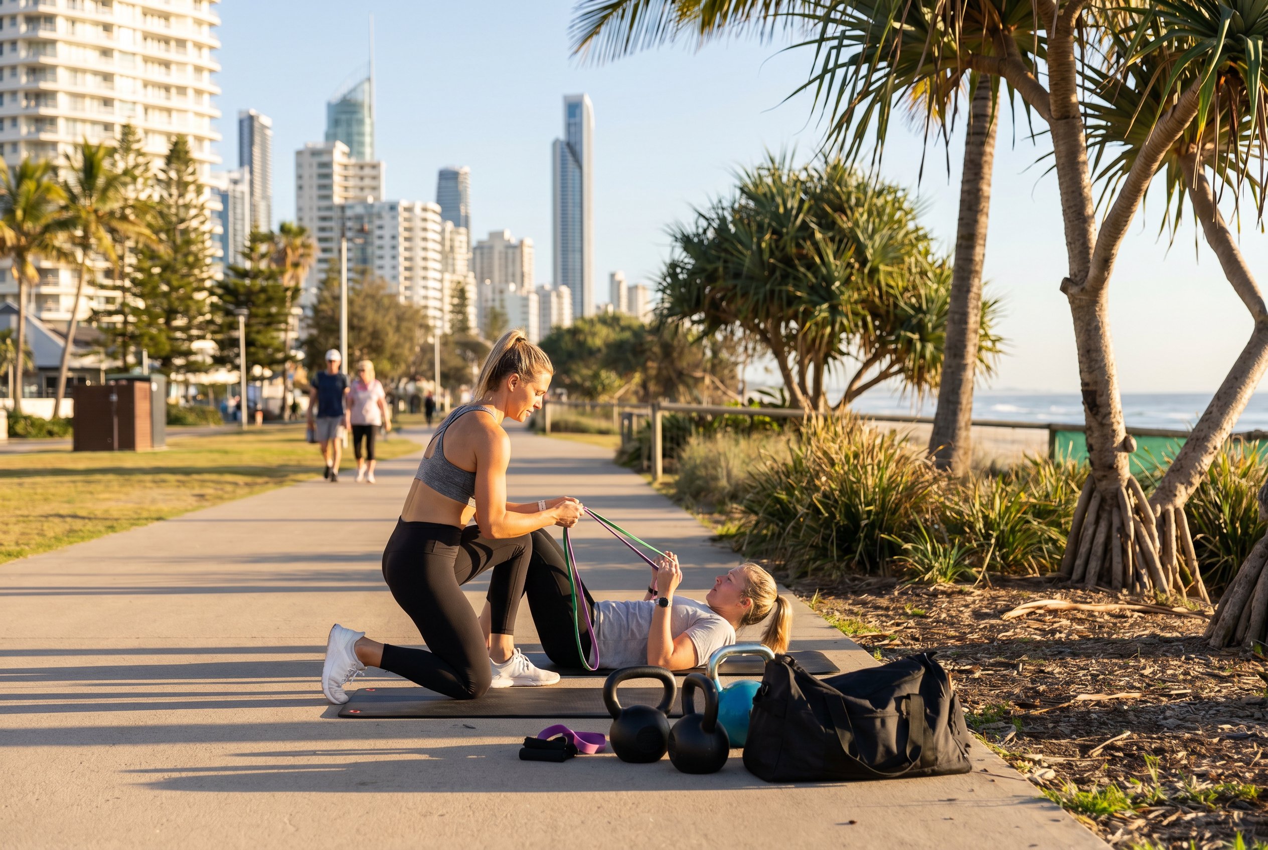 mobile personal trainer gold coast servicing Gold Coast, Australia and surrounding areas