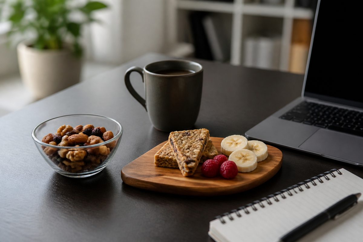 What are the best snacks to get energy at work?