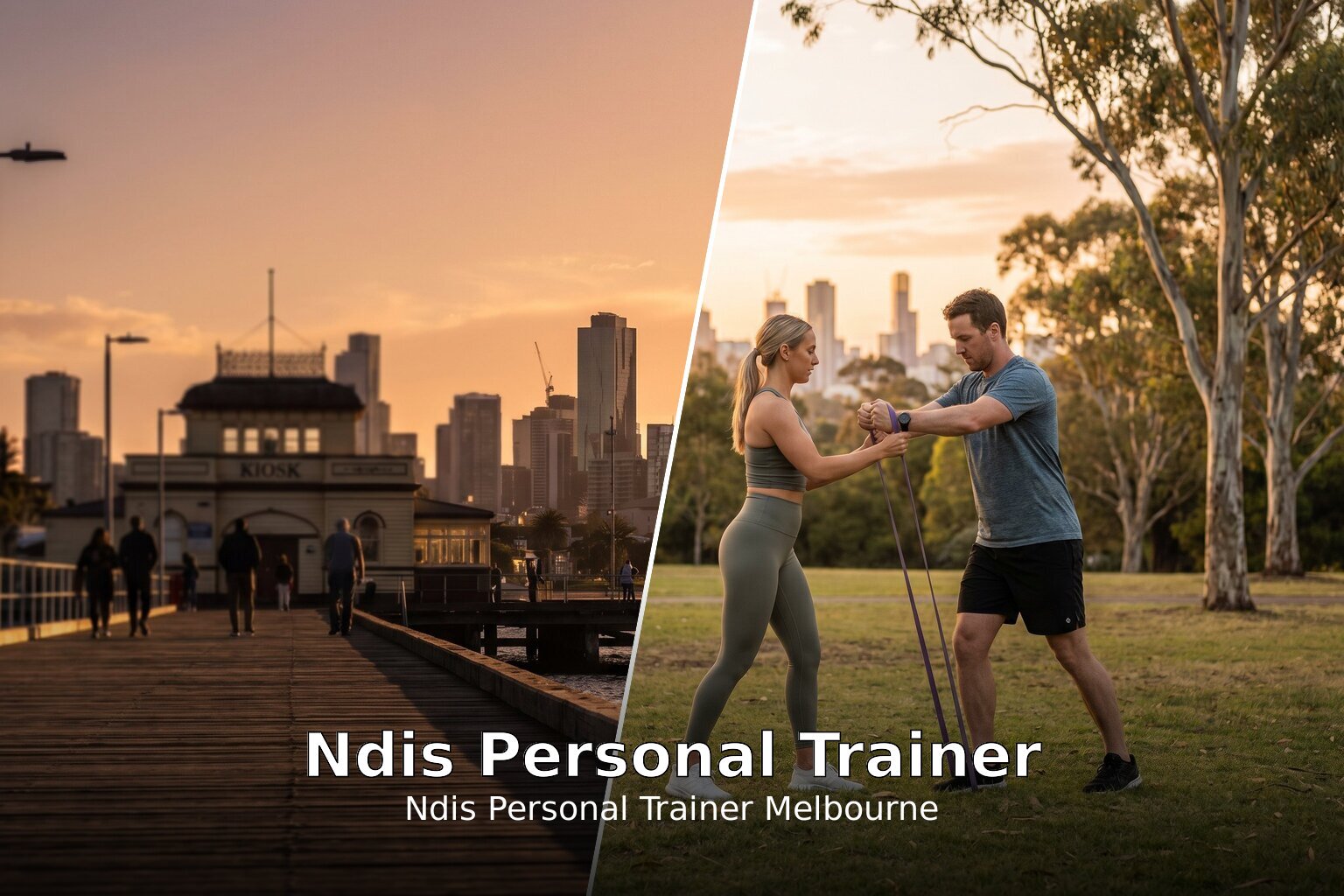 NDIS personal trainer supporting an adapted one-to-one session in Melbourne