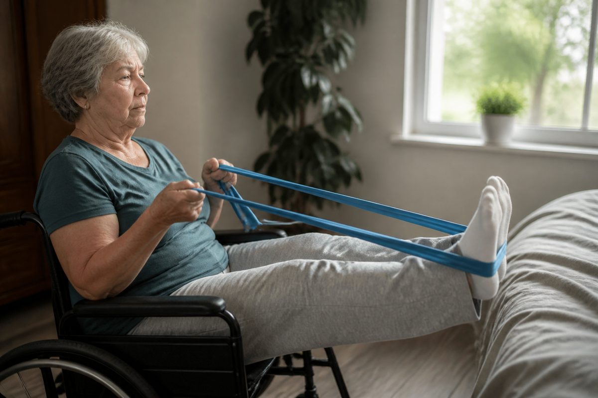 What can a person with very limited mobility do to keep active?